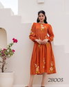 Lucaya Vol 28 Kota Checks Digital Printed Flared Designer One Piece Orders In India
